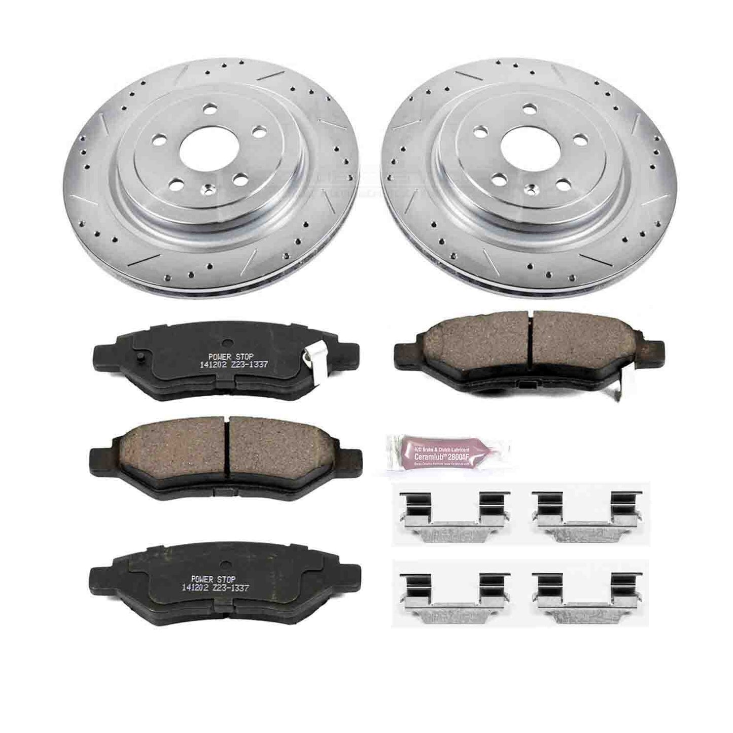 PowerStop Power Stop 08-14 Cadillac CTS Rear Z23 Evolution Sport Brake Kit K4723