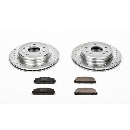 PowerStop Power Stop 86-91 Mazda RX-7 Rear Z23 Evolution Sport Brake Kit K472