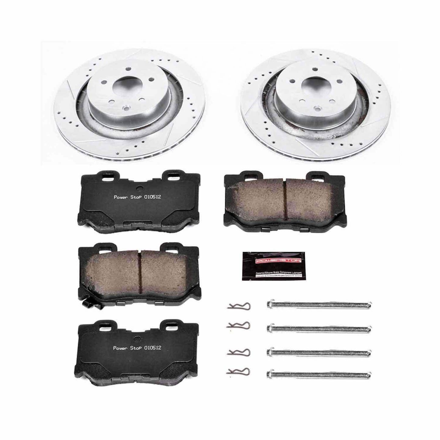 PowerStop Power Stop 08-13 Infiniti G37 Rear Z23 Evolution Sport Brake Kit K4732