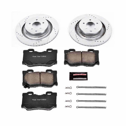 PowerStop Power Stop 08-13 Infiniti G37 Rear Z23 Evolution Sport Brake Kit K4732