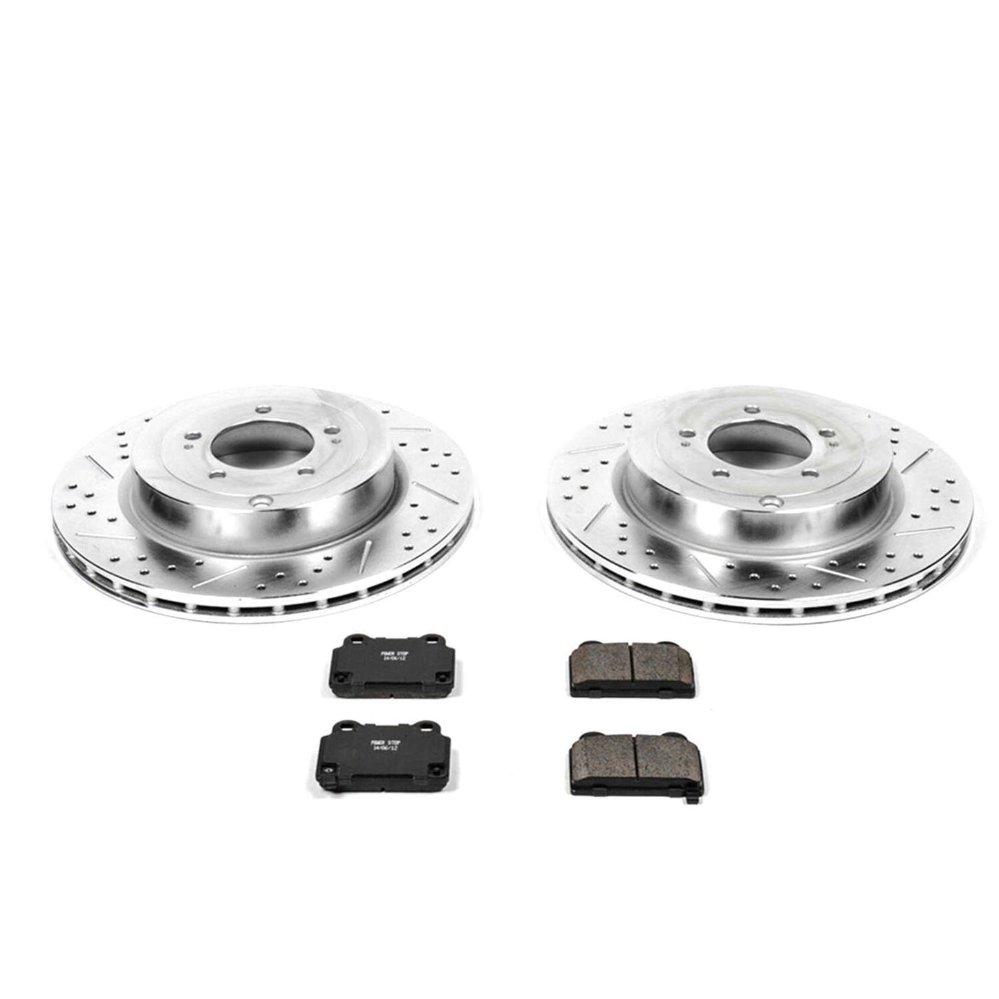PowerStop Power Stop 08-15 Mitsubishi Lancer Rear Z23 Evolution Sport Brake Kit K4741