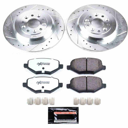 PowerStop Power Stop 11-15 Ford Edge Rear Z36 Truck & Tow Brake Kit K4744-36