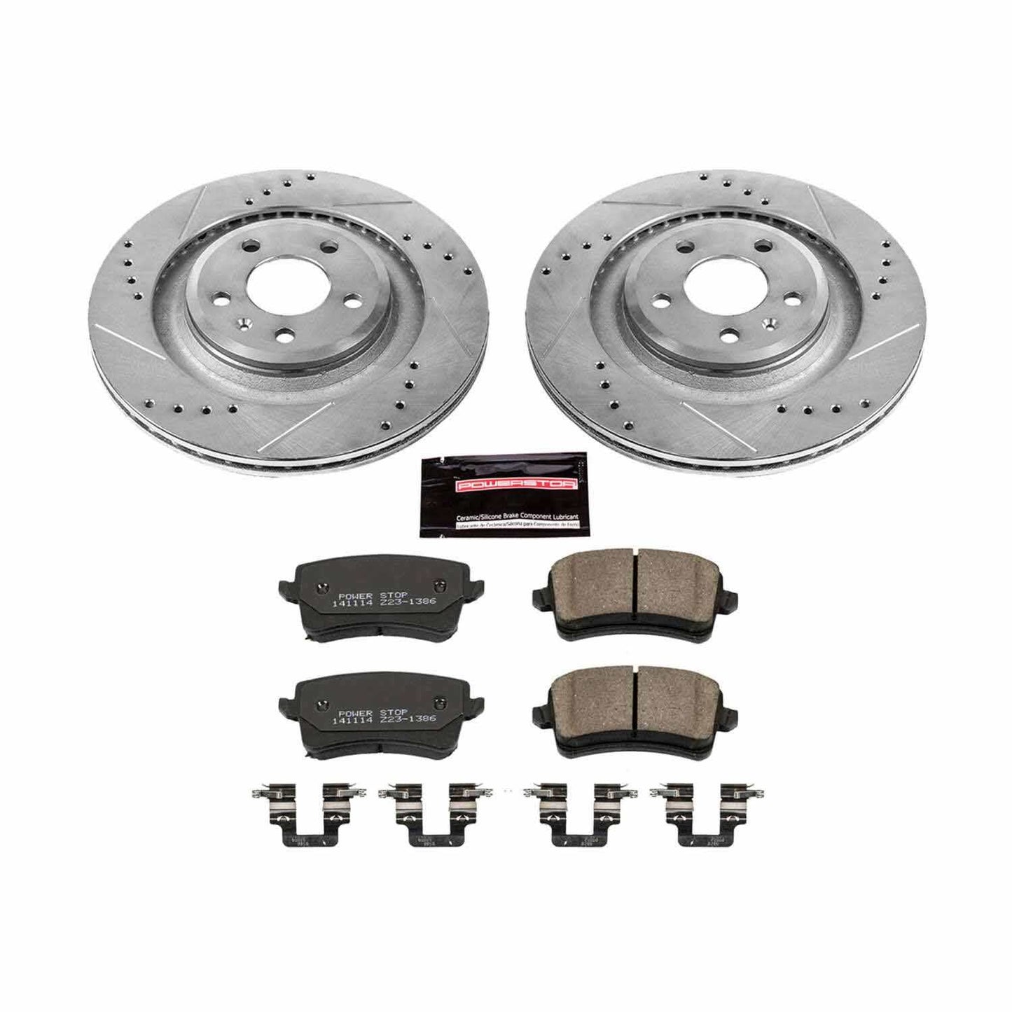 PowerStop Power Stop 10-11 Audi S4 Rear Z23 Evolution Sport Brake Kit K4746