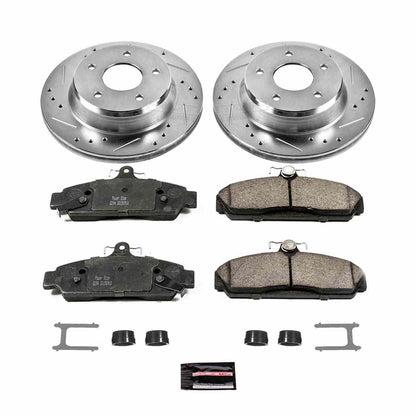 PowerStop Power Stop 84-87 Chevrolet Corvette Front Z23 Evolution Sport Brake Kit K4810