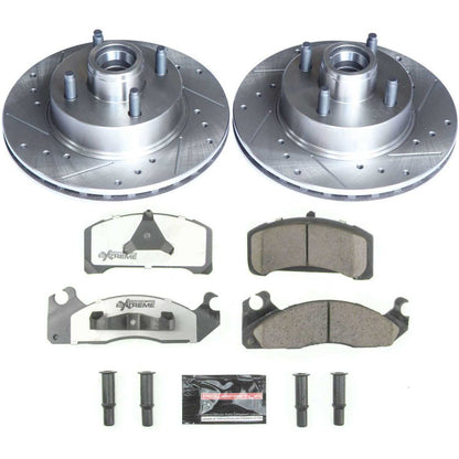 Power Stop 83-93 Ford Mustang Front Z26 Street Warrior Brake Kit K4816-26