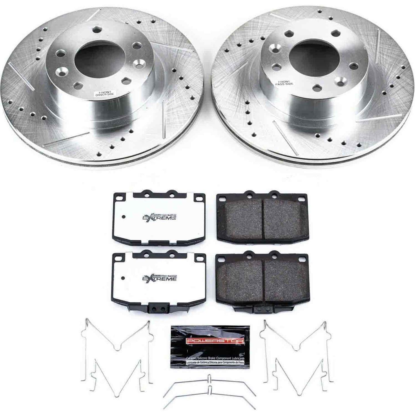 PowerStop Power Stop 93-95 Mazda RX-7 Front Z26 Street Warrior Brake Kit K4833-26