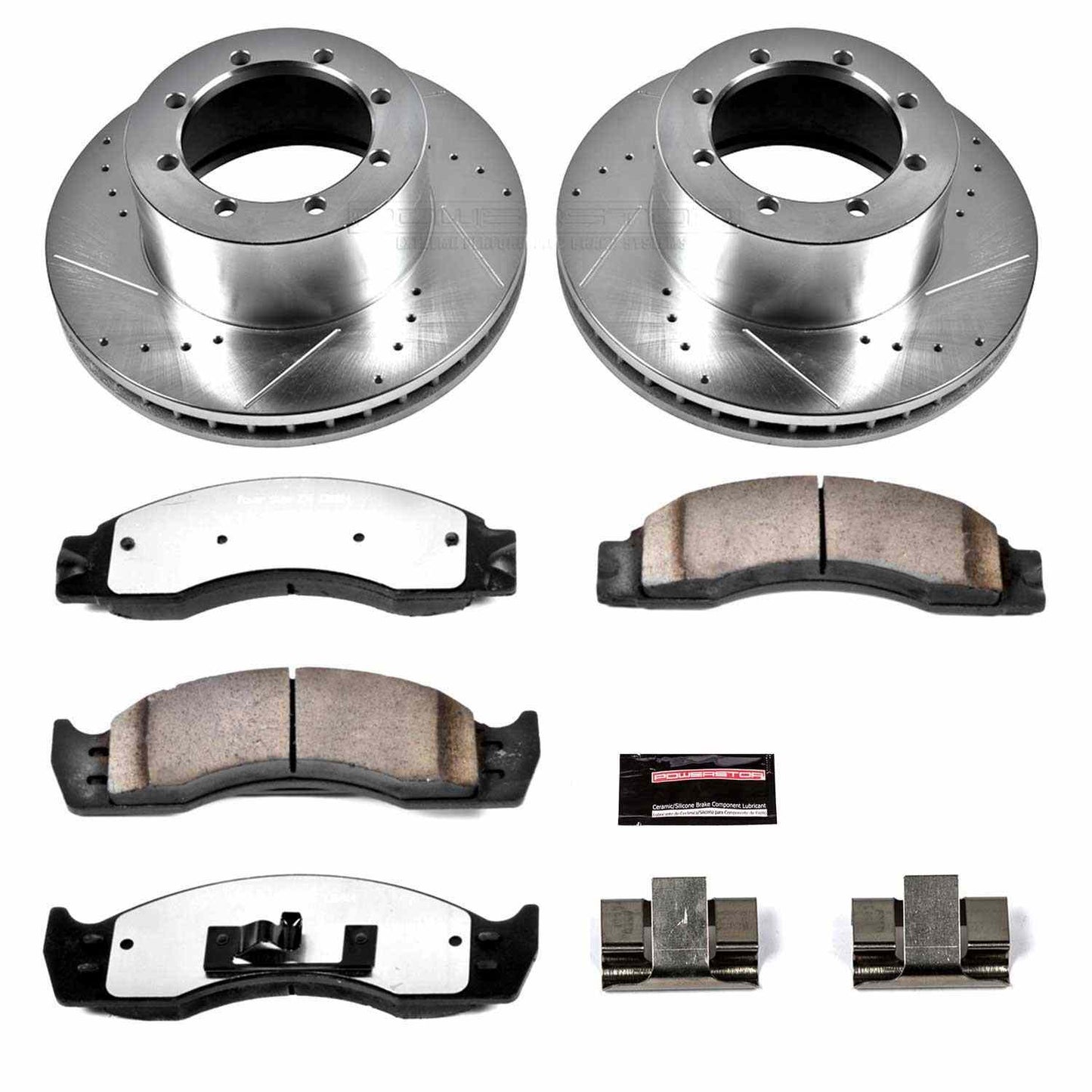 PowerStop Power Stop 00-02 Ford E-450 Super Duty Rear Z36 Truck & Tow Brake Kit K4912-36