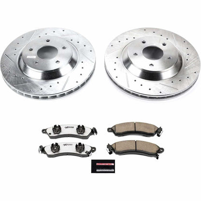 PowerStop Power Stop 88-96 Chevrolet Corvette Front Z26 Street Warrior Brake Kit K4913-26