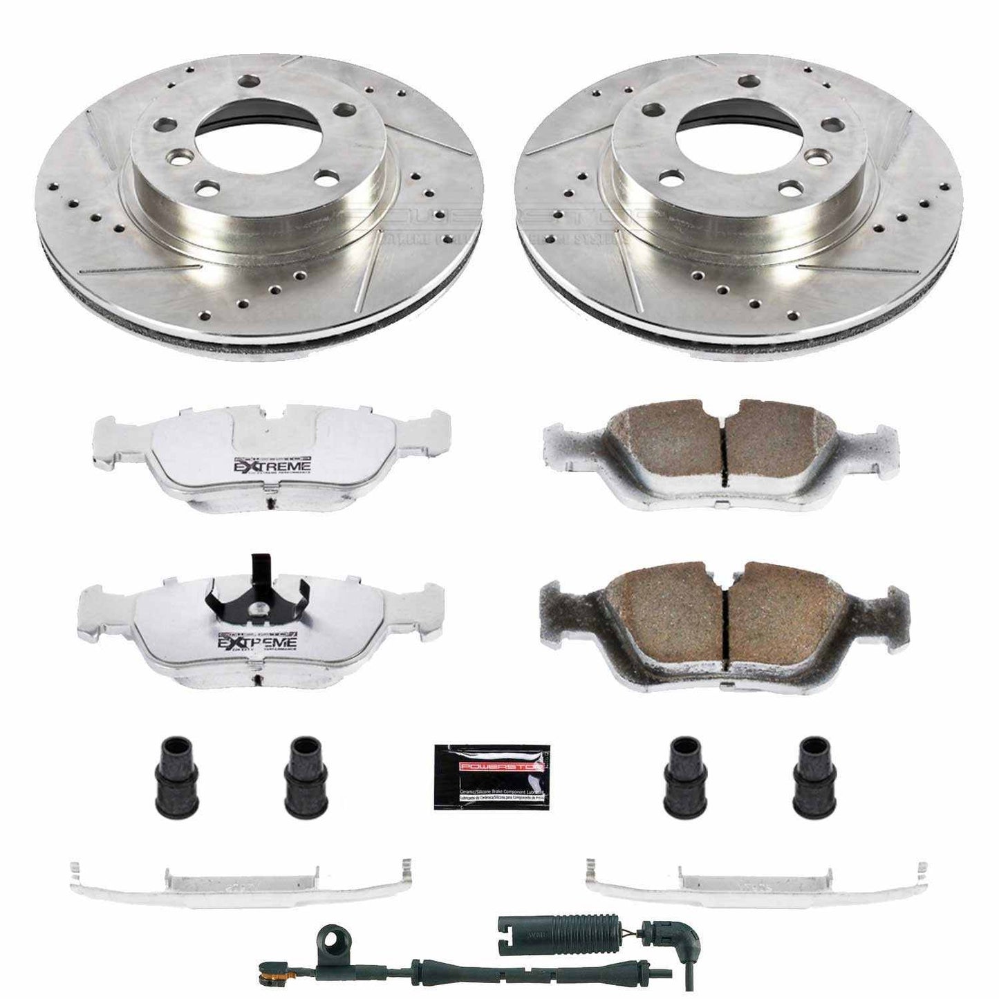 PowerStop Power Stop 2000 BMW 323Ci Front Z26 Street Warrior Brake Kit K497-26