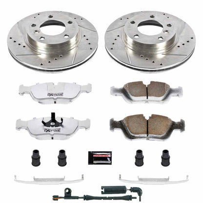 PowerStop Power Stop 2000 BMW 323Ci Front Z26 Street Warrior Brake Kit K497-26