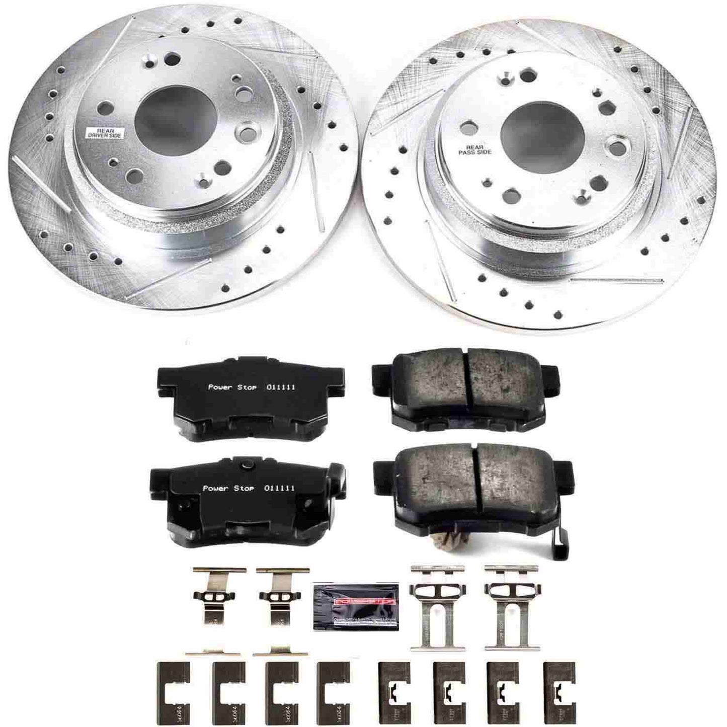 PowerStop Power Stop 02-04 Acura RL Rear Z23 Evolution Sport Brake Kit K4989