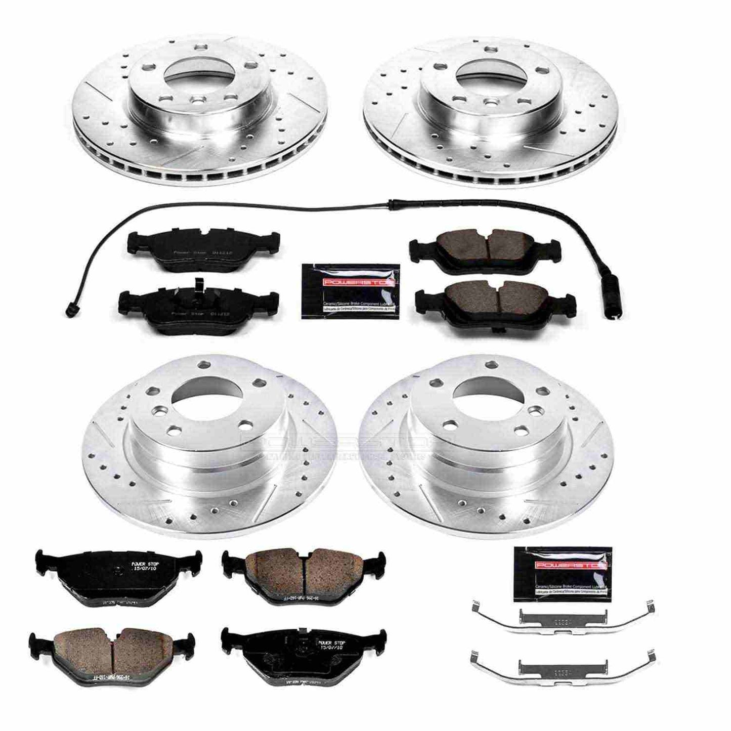 PowerStop Power Stop 92-98 BMW 318i Front & Rear Z23 Evolution Sport Brake Kit K498