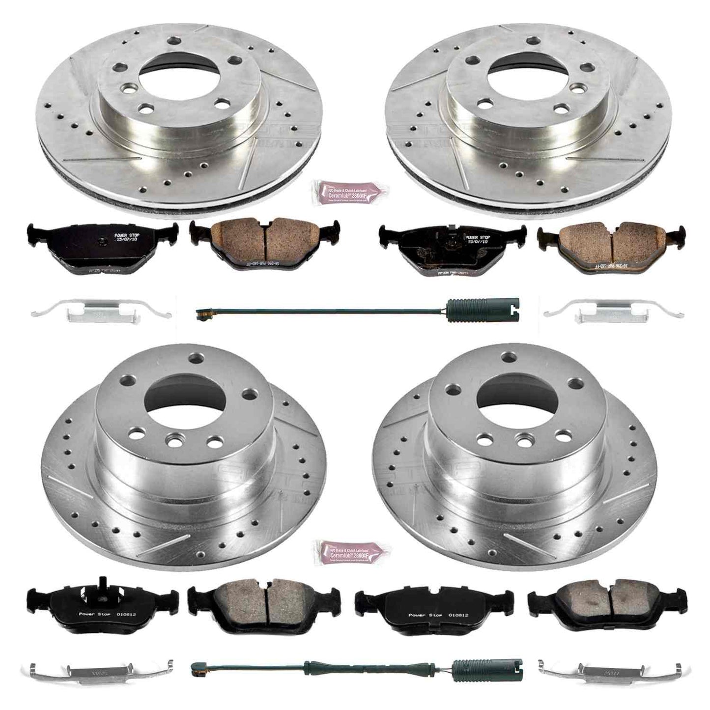PowerStop Power Stop 97-02 BMW Z3 Front & Rear Z23 Evolution Sport Brake Kit K500