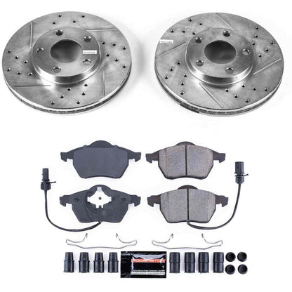 PowerStop Power Stop 1998 Volkswagen Passat Front Z23 Evolution Sport Brake Kit K5012