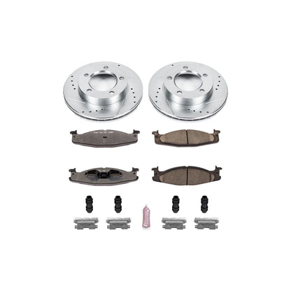 PowerStop Power Stop 94-96 Ford Bronco Front Z36 Truck & Tow Brake Kit K5067-36