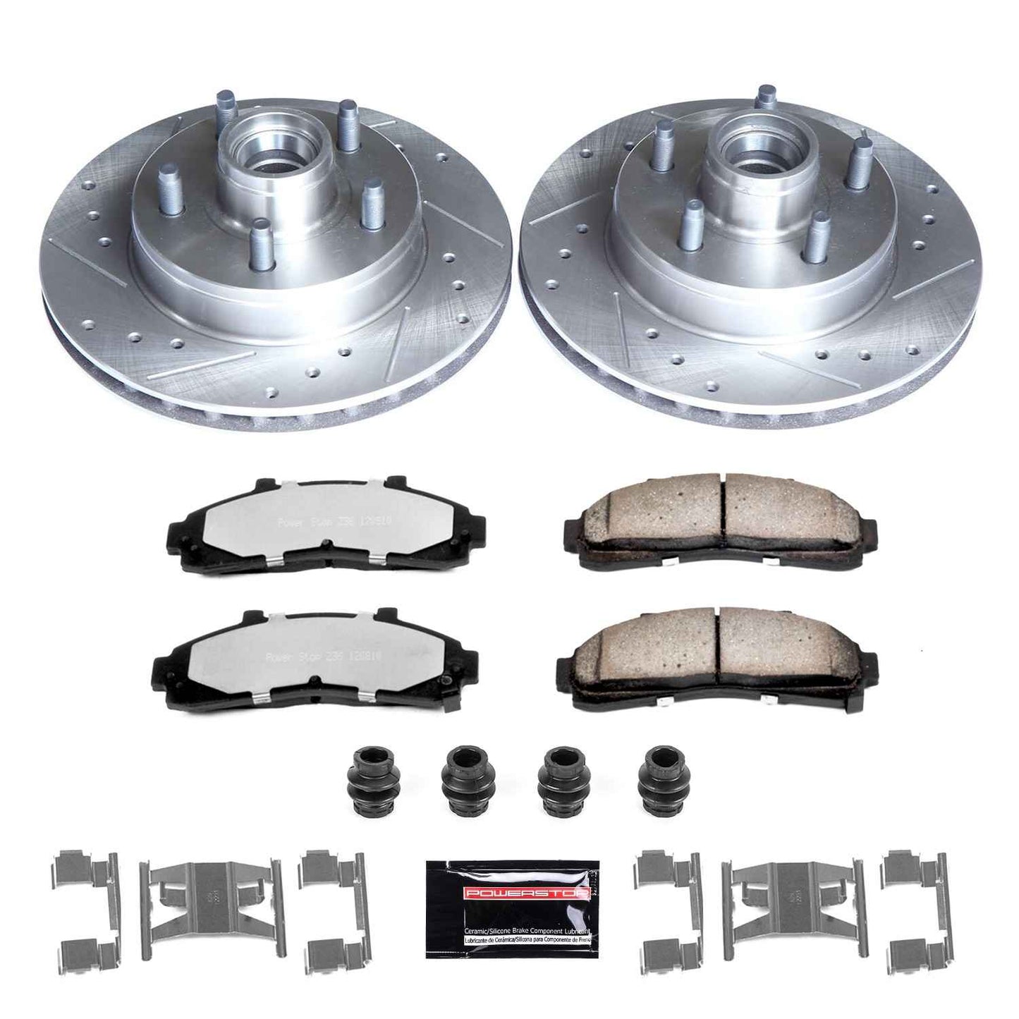PowerStop Power Stop 95-97 Ford Ranger Front Z36 Truck & Tow Brake Kit K5079-36