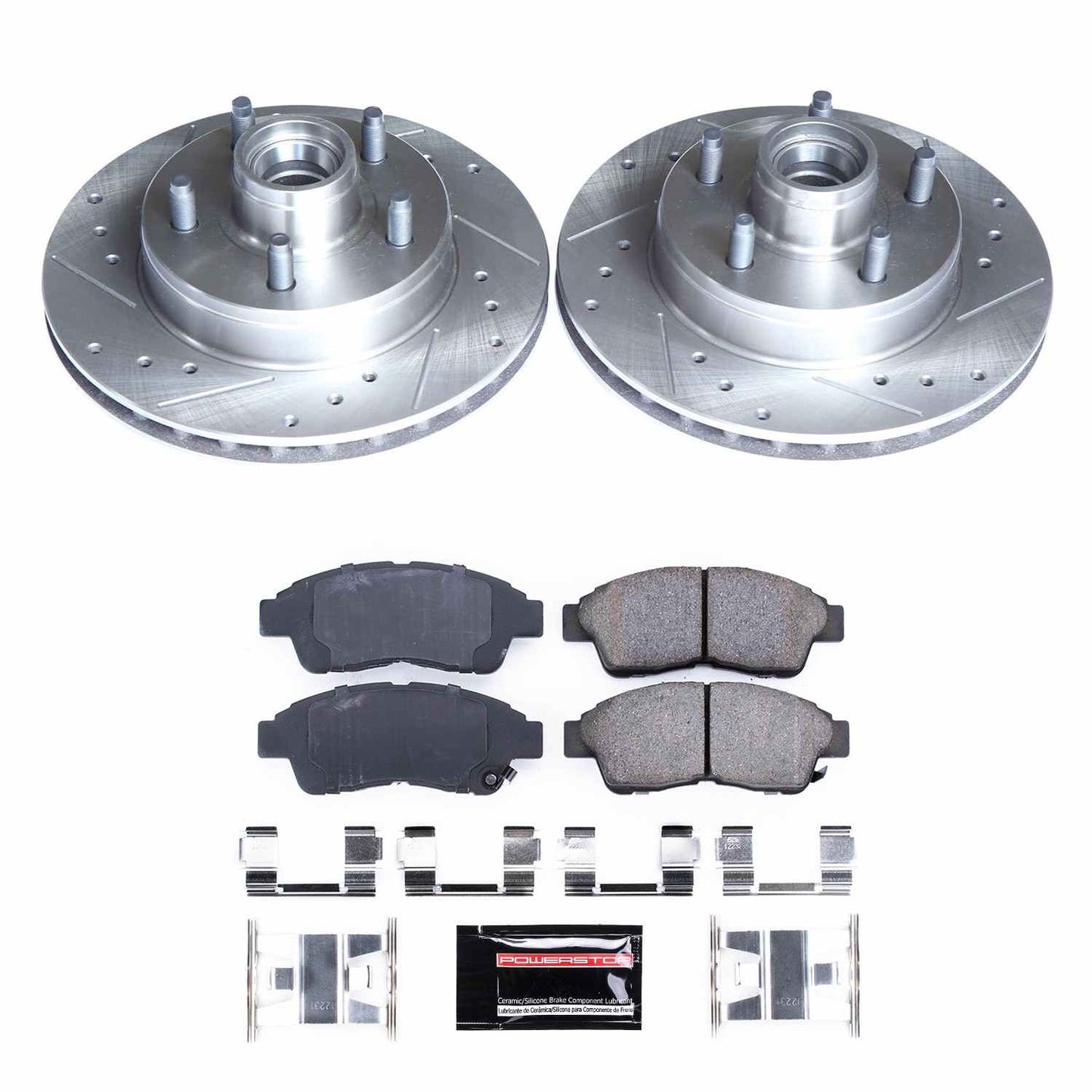 PowerStop Power Stop 95-97 Ford Ranger Front Z23 Evolution Sport Brake Kit K5079