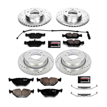 PowerStop Power Stop 2000 BMW 323Ci Front & Rear Z23 Evolution Sport Brake Kit K507