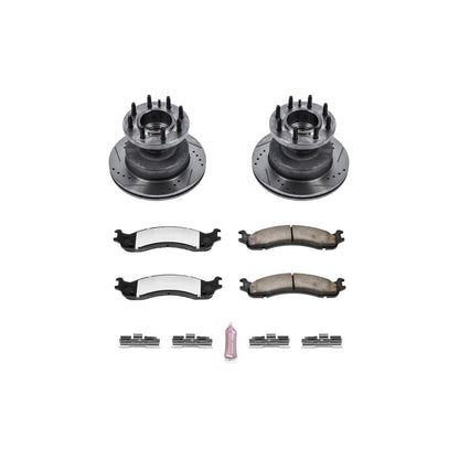 PowerStop Power Stop 03-05 Ford E-350 Club Wagon Front Z36 Truck & Tow Brake Kit K5084-36