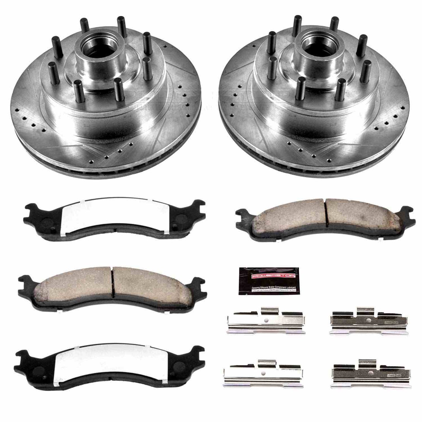PowerStop Power Stop 2007 Ford E-150 Front Z36 Truck & Tow Brake Kit K5088-36