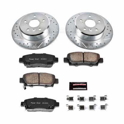 Power Stop 95-99 Toyota Avalon Rear Z23 Evolution Sport Brake Kit K5103