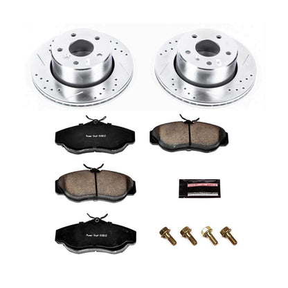 PowerStop Power Stop 99-04 Land Rover Discovery Front Z23 Evolution Sport Brake Kit K5106