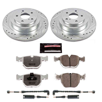 PowerStop Power Stop 03-05 Land Rover Range Rover Front Z26 Street Warrior Brake Kit K5111-26