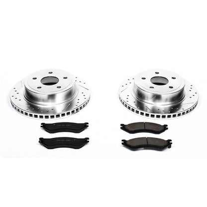 PowerStop Power Stop 04-06 Dodge Ram 1500 Rear Z23 Evolution Sport Brake Kit K5144