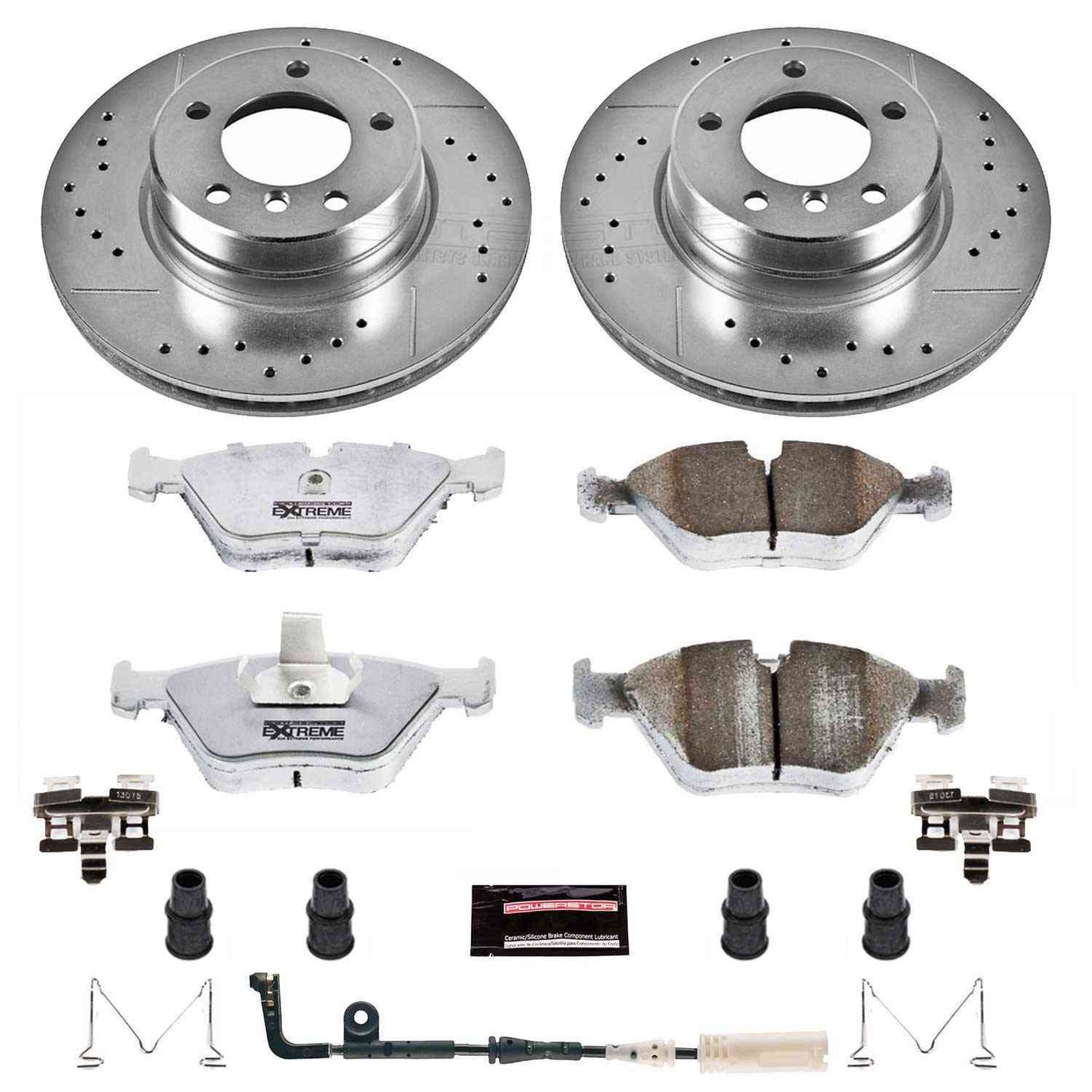 PowerStop Power Stop 04-05 BMW 525i Front Z26 Street Warrior Brake Kit K5156-26