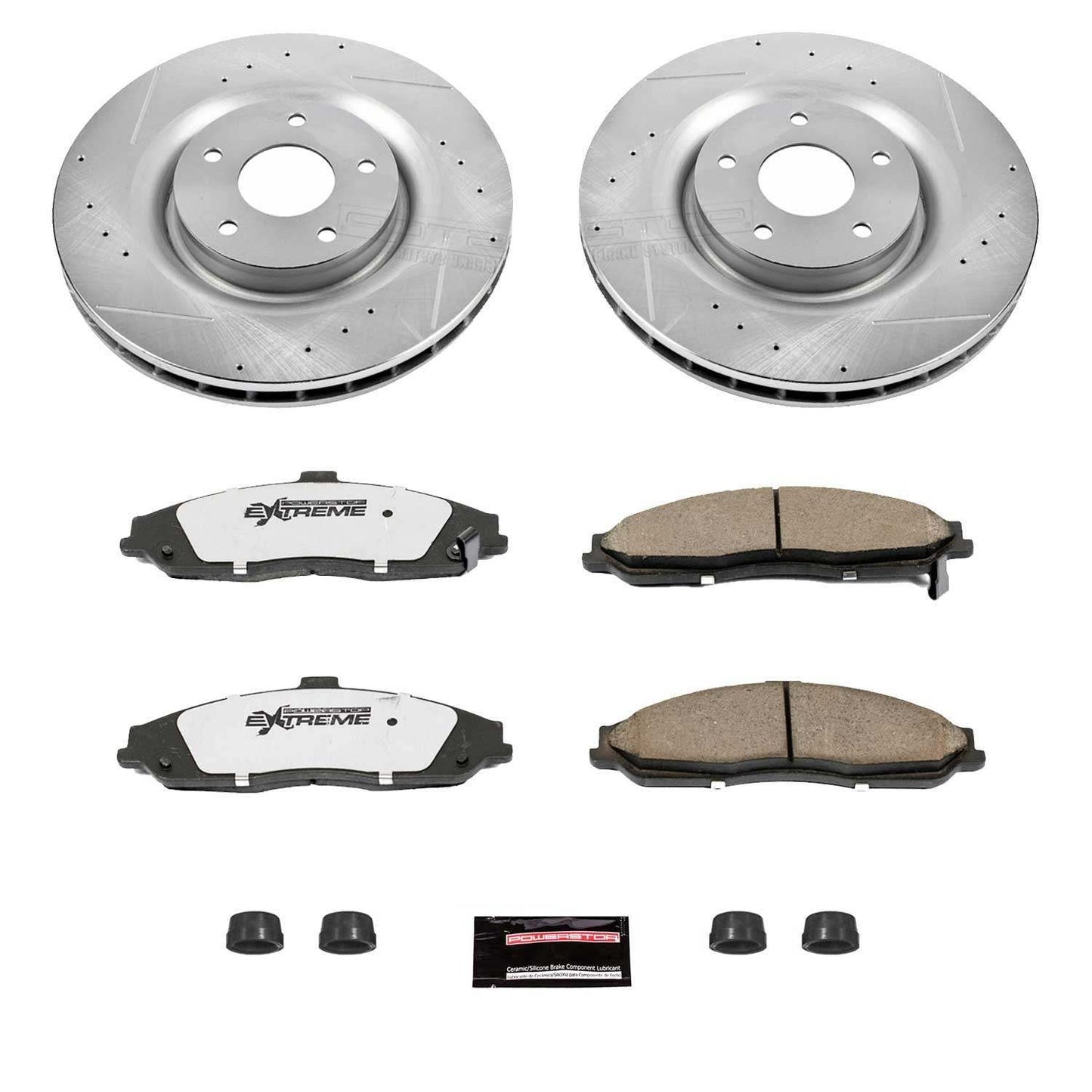 PowerStop Power Stop 06-09 Cadillac XLR Front Z26 Street Warrior Brake Kit K5158-26