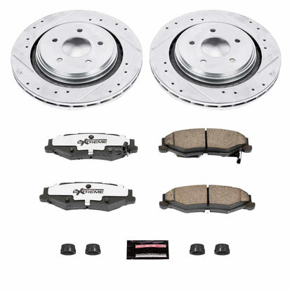 PowerStop Power Stop 06-09 Cadillac XLR Rear Z26 Street Warrior Brake Kit K5159-26