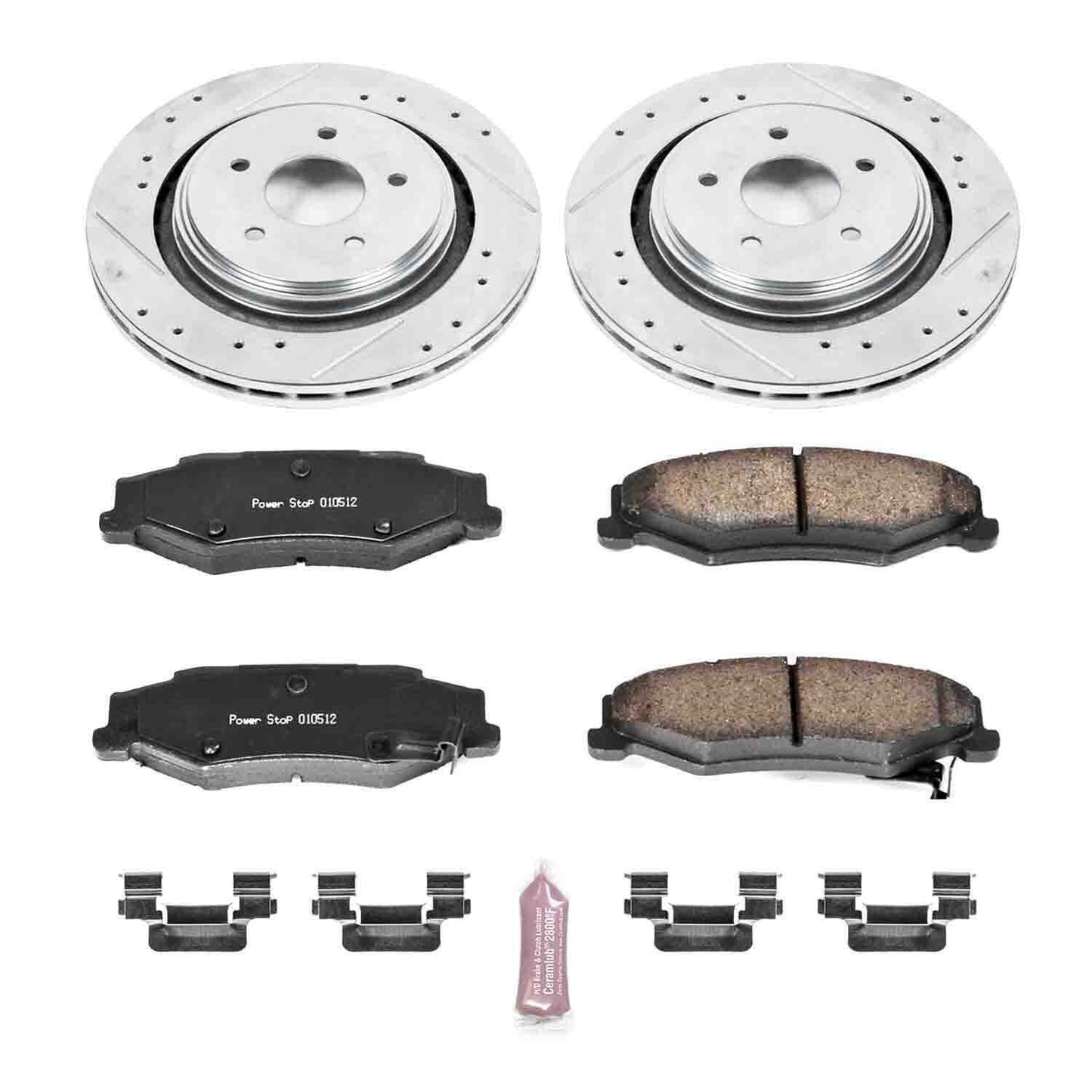 PowerStop Power Stop 06-09 Cadillac XLR Rear Z23 Evolution Sport Brake Kit K5159