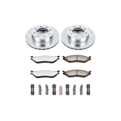 PowerStop Power Stop 2002 Ford E-550 Super Duty Front Z36 Truck & Tow Brake Kit K5185-36
