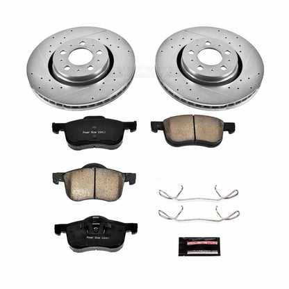 PowerStop Power Stop 01-09 Volvo S60 Front Z23 Evolution Sport Brake Kit K5193