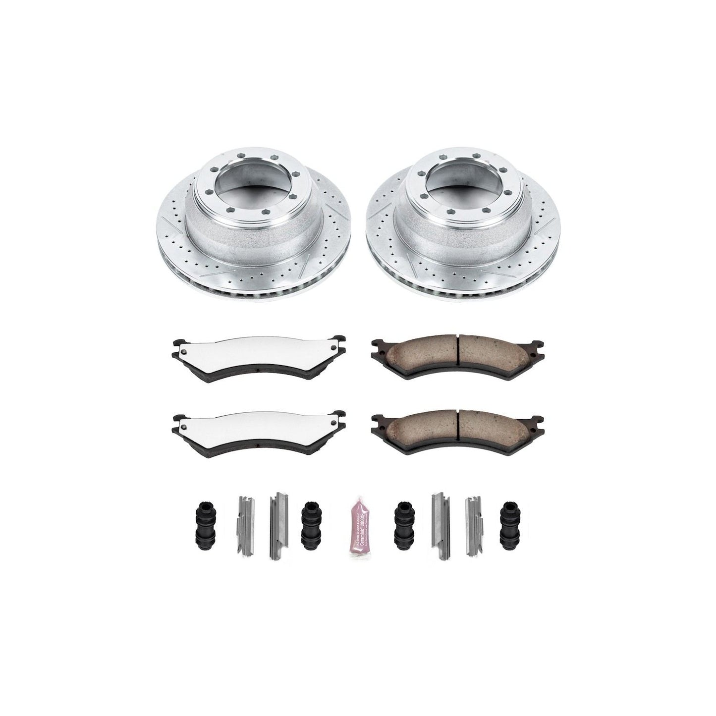 PowerStop Power Stop 03-05 Ford E-350 Club Wagon Rear Z36 Truck & Tow Brake Kit K5204-36