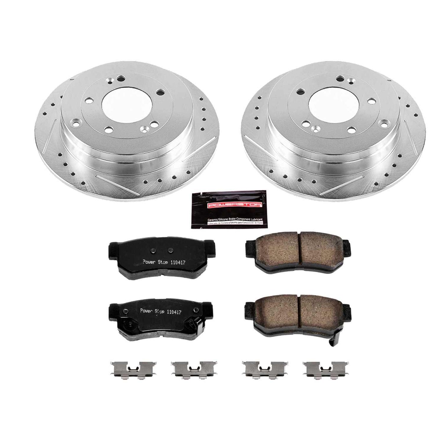 PowerStop Power Stop 06-09 Hyundai Azera Rear Z23 Evolution Sport Brake Kit K5209