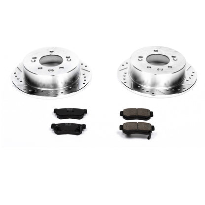 PowerStop Power Stop 07-10 Hyundai Elantra Rear Z23 Evolution Sport Brake Kit K5210