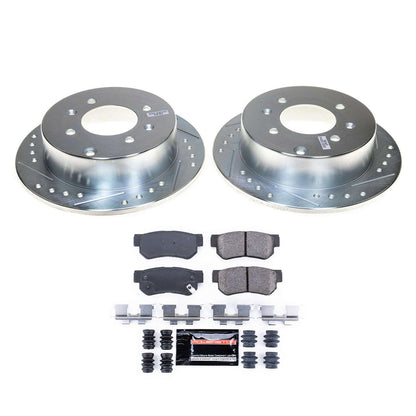 PowerStop Power Stop 99-05 Hyundai Sonata Rear Z23 Evolution Brake Kit K5212
