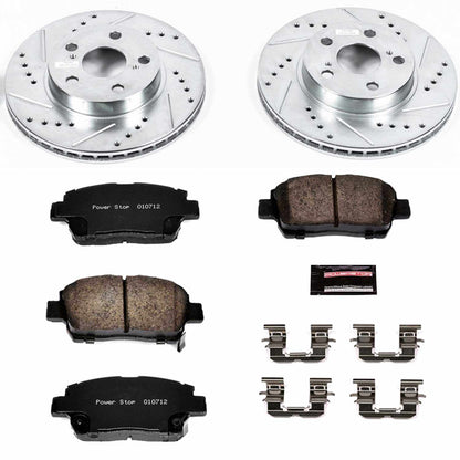PowerStop Power Stop 04-09 Toyota Prius Front Z23 Evolution Sport Brake Kit K5219