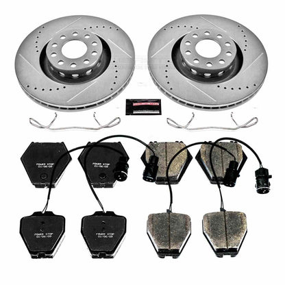 PowerStop Power Stop 1999 Audi A8 Front Z23 Evolution Sport Brake Kit K5226