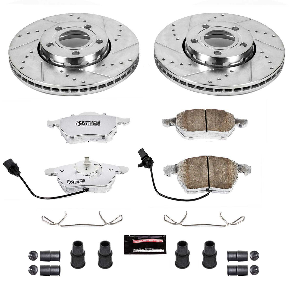 PowerStop Power Stop 05-06 Audi A4 Front Z26 Street Warrior Brake Kit K5229-26