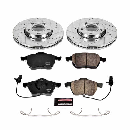 PowerStop Power Stop 05-06 Audi A4 Front Z23 Evolution Sport Brake Kit K5229