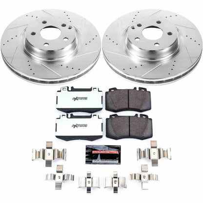 PowerStop Power Stop 07-09 Mercedes-Benz E350 Front Z26 Street Warrior Brake Kit K5241-26