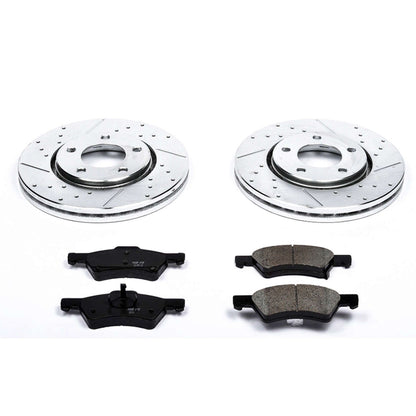 PowerStop Power Stop 03-04 Dodge Caravan Front Z23 Evolution Sport Brake Kit K5246