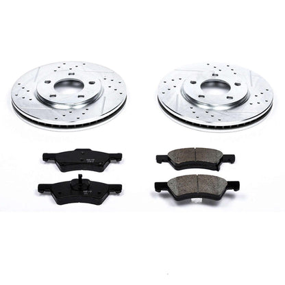 PowerStop Power Stop 01-07 Chrysler Town & Country Front Z23 Evolution Sport Brake Kit K5247