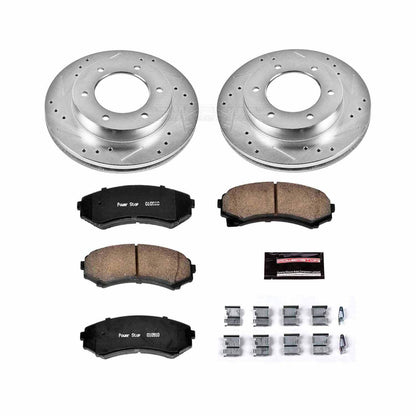 PowerStop Power Stop 2002 Honda Passport Front Z23 Evolution Sport Brake Kit K5259