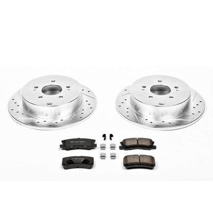 PowerStop Power Stop 04-11 Mitsubishi Endeavor Rear Z23 Evolution Sport Brake Kit K5260