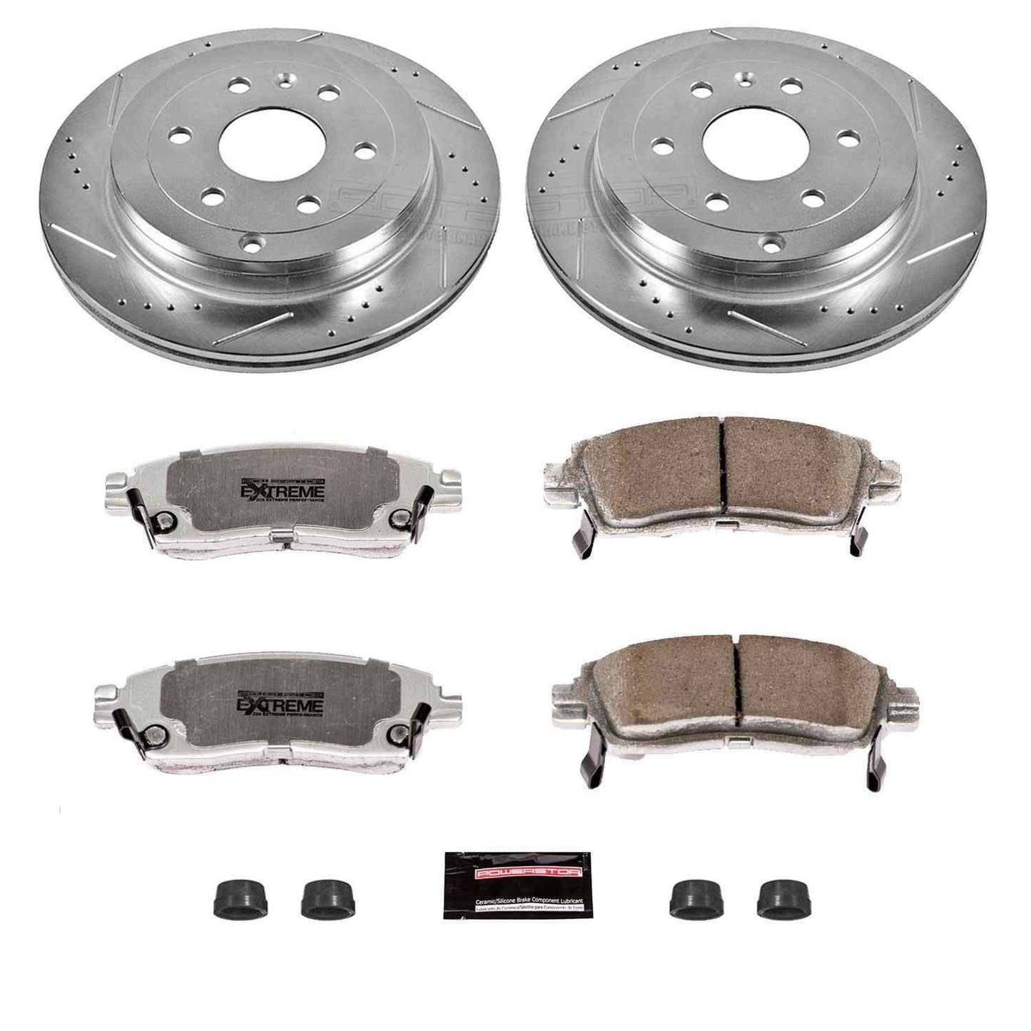 PowerStop Power Stop 08-17 Buick Enclave Rear Z26 Street Warrior Brake Kit K5262-26
