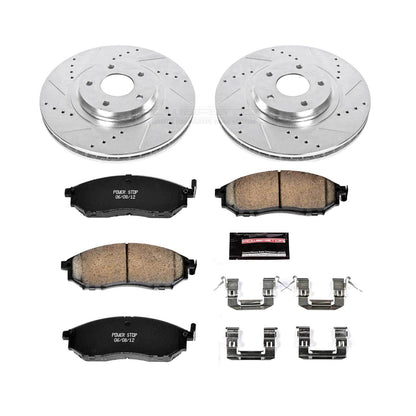 PowerStop Power Stop 11-14 Nissan Murano Front Z23 Evolution Sport Brake Kit K5263