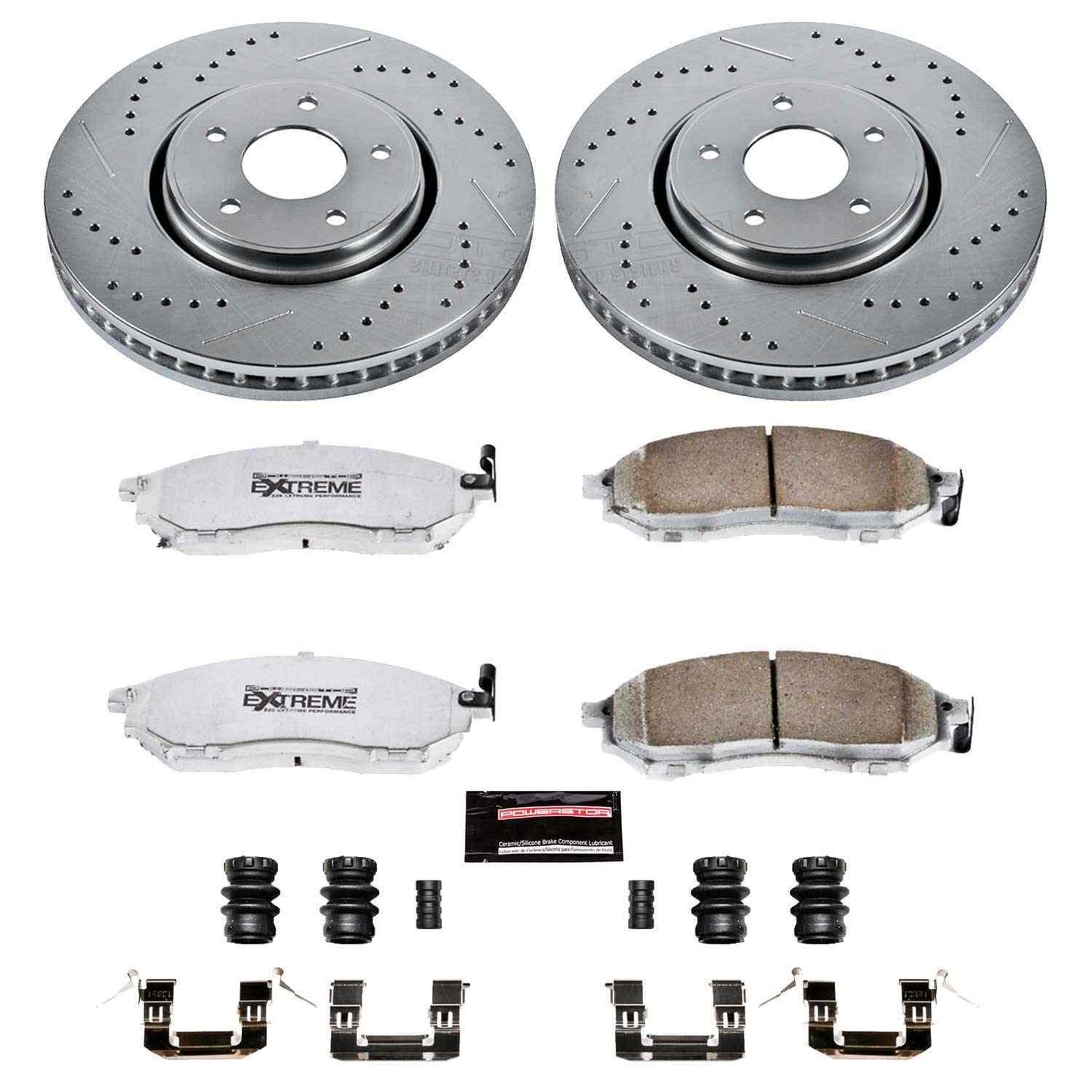 PowerStop Power Stop 05-12 Infiniti FX35 Front Z26 Street Warrior Brake Kit K5264-26